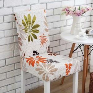 Meijuner impresión flores tamaño Universal silla cubierta estiramiento elástico Slipcovers restaurante para bodas banquete plegable Hotel ali-79027389